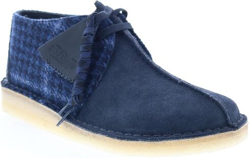 Clarks Originals Men's Desert Trek Navy Tweed Combi 26183779 in Saudi Arabia