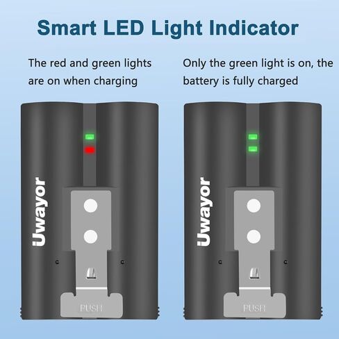 3 Pack for Ring Battery 6040mAh Replacement Doorbell Battery with Charger Station for Ring Video Doorbell 2/3/3 Plus/4 Camera, Stick Up Cam(2nd & 3rd Gen), Spotlight Cam, Peephole Cam in Kuwait