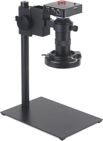 4K 48MP 60FPS Monocular Video Microscope Set - 130X HDMI USB LED Multi MP Lens for Phone Soldering Repair in Saudi Arabia