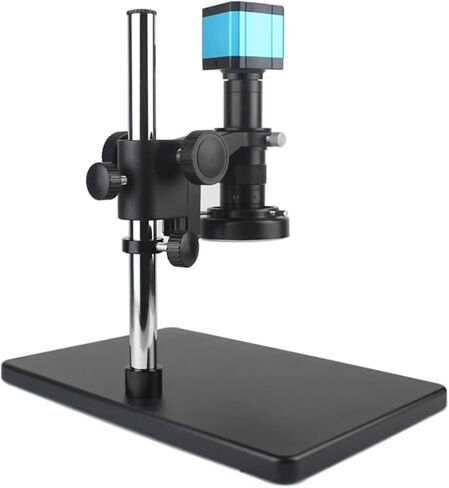 Full HD Video Microscope HDMI USB Industry Digital Microscope Camera 10" LCD Display C Mount for Professional Phone Repair (180X) in Saudi Arabia