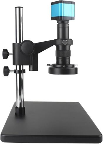 Full HD Video Microscope HDMI USB Industry Digital Microscope Camera 10" LCD Display C Mount for Professional Phone Repair (180X) in Saudi Arabia