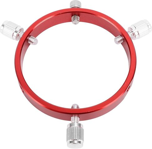 Tbest Scope Finder Telescope Guidescope Premium Aluminum Alloy 6 Hole 80mm with M6 Screws 1/4 Inch Screw for Tube Diameter 60 to Red in Saudi Arabia