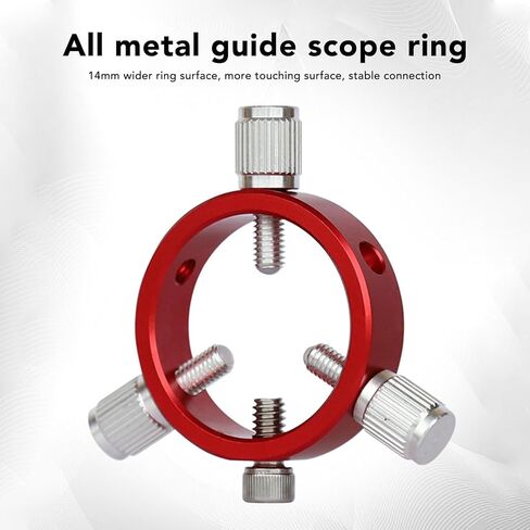 ASHATA 50mm Guiding Scope for Telescope, Aluminum Alloy with Rubber Caps, Flat Junction, for 30-50mm Astrophotography in Saudi Arabia