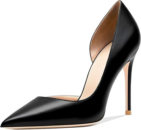 Women's 3.9 Inch Pumps Pointed Toe Stiletto Heels Shallow Mouth High Heels Party Night Club Wedding Dress Shoes in Saudi Arabia