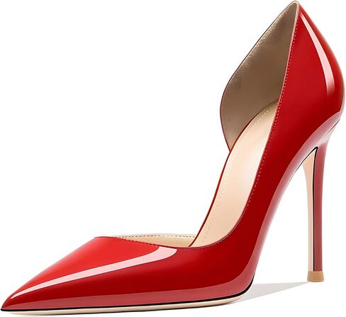 Women's 3.9 Inch Pumps Pointed Toe Stiletto Heels Shallow Mouth High Heels Party Night Club Wedding Dress Shoes in Saudi Arabia