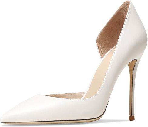 Women's 3.9 Inch Pumps Pointed Toe Stiletto Heels Shallow Mouth High Heels Party Night Club Wedding Dress Shoes in Saudi Arabia