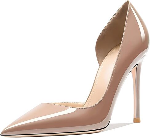 Women's 3.9 Inch Pumps Pointed Toe Stiletto Heels Shallow Mouth High Heels Party Night Club Wedding Dress Shoes in Saudi Arabia