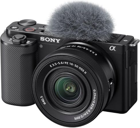 Sony Alpha ZV-E10 - كاميرا تسجيل فيديو بدون مرآة بعدسة قابلة للتبديل APS-C - أبيض (متجدد) in Kuwait