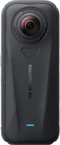 حزمة Insta360 X4 Air 360 Action Camera Starter (أسود) عدسة مزدوجة خفيفة الوزن مقاومة للماء 8K | نظام التثبيت للسفر وركوب الدراجات ومدونات الفيديو والرياضات الخارجية (CINSAAFA-SE03) + مجموعة 50 في 1 + المزيد in Kuwait