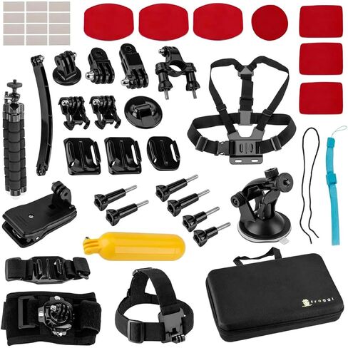مجموعة كاميرا GoPro HERO13 Black Action مع 3 بطاريات Enduro، شاحن مزدوج، بطاقة microSD سعة 64 جيجابايت، مجموعة ملحقات - فيديو 5.3K Ultra HD، HyperSmooth 6.0، كاميرا مغامرات مقاومة للماء in Saudi Arabia