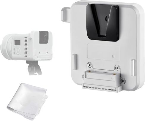 Godox ML-VMA V-Mount Battery Adapter Plate, Compatible with Godox ML150Bi and ML80Bi LED Video Lights, Enables Stable Cable-Free Power Supply for Studio and Outdoor Shooting in Saudi Arabia