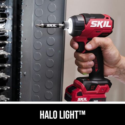 SKIL PWR CORE 12V بدون فرش 1/2 بوصة. محرك مثقاب صغير الحجم ومتغير السرعة و1/4 بوصة. طقم مفك سداسي مدمج ذو 3 سرعات، يتضمن بطارية 2.0 أمبير وشاحن USB-C بقدرة 20 وات - CB8429A-11 in Saudi Arabia
