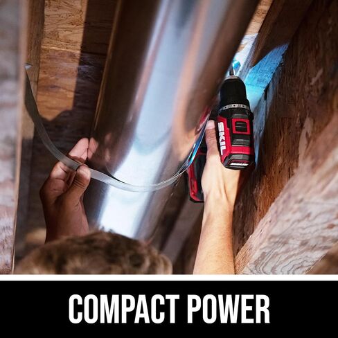 SKIL PWR CORE 12V بدون فرش 1/2 بوصة. محرك مثقاب صغير الحجم ومتغير السرعة و1/4 بوصة. طقم مفك سداسي مدمج ذو 3 سرعات، يتضمن بطارية 2.0 أمبير وشاحن USB-C بقدرة 20 وات - CB8429A-11 in Saudi Arabia