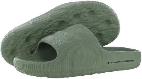 adidas Womens Adilette 22 Slide Casual Sandals Casual Low Heel 1-2" - Green in Saudi Arabia