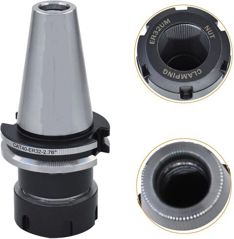 kimllier 8Pcs CAT40-ER32-70mm Collet Chuck of CNC Tool Holder Fit for CNC Engraving Machine and Milling Lathe Tool in Saudi Arabia