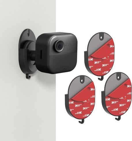 مجموعة من 3 قطع مثبتة على الحائط لكاميرا Blink - بدون دعامة لاصقة للثقب لـ Blink Mini، Mini 2، Outdoor 4 & Indoor - تثبيت قوي، خالي من الأضرار، سهل التركيب in Kuwait