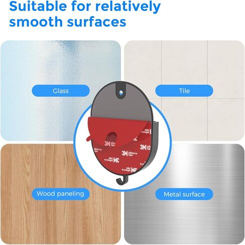 مجموعة من 3 قطع مثبتة على الحائط لكاميرا Blink - بدون دعامة لاصقة للثقب لـ Blink Mini، Mini 2، Outdoor 4 & Indoor - تثبيت قوي، خالي من الأضرار، سهل التركيب in Kuwait