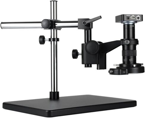 مجهر إلكتروني بدقة 4K Full HD - إصلاح اللحام 38MP 120X-300X USB HDMI مكبر (مربع 5x5x0.5 مم، 180X) in Kuwait