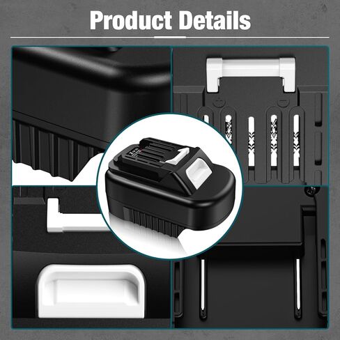 Adapter for Makita 18V to 12V Battery,for Makita 18V BL1830 BL1850 Battery Convert to Work for Mak 12V BL1020B BL1041B Cordless Power Tool in Saudi Arabia