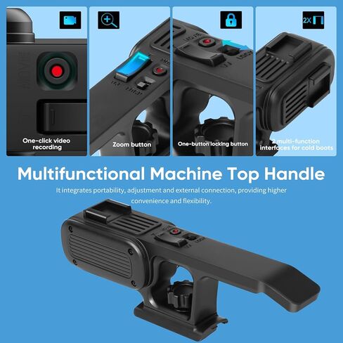 ORDRO Video Camera Camcorder with 12X Optical Zoom-5K 30FPS Camcorder 48MP Photo, Vlog Camera with Handheld Stabilizer & Lens Hood 3.5" Touch Screen for Photography YouTube in Saudi Arabia