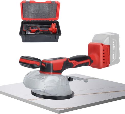 Tile Vibration Leveling Machine for Dewalt 20V Battery, Cordless Tile Vibration Machine Installation Tool 150W Tiler Vibrator Tool with 8 Speed, Suction Cup, Digital Display for Floor Tile(Tool Only) in Saudi Arabia