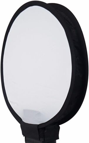 EXMAX® 11.8 بوصة/30 سم ناشر سوفت بوكس ​​دائري قابل للطي متوافق مع Canon Flash Nikon Speedlight in Saudi Arabia