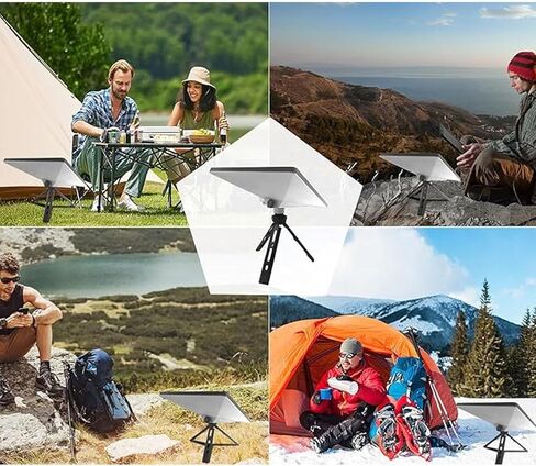 Satellite Tripod and Adapter Set, Aluminum Alloy Height Angle Adjustable Portable Satellite Mount Tripod for RV Travel Camping Outdoor Use in Saudi Arabia