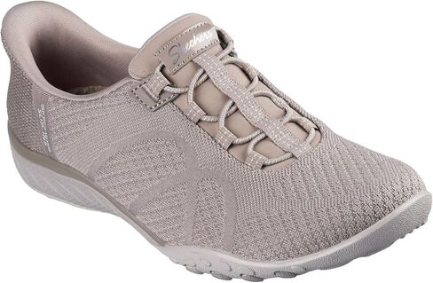 Skechers Womens Breathe Easy - Knitty Waves Hands Free Slip-ins in Saudi Arabia