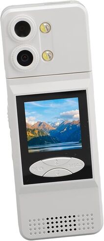 fosa كاميرا الجسم 2K 180 درجة عدسة قابلة للدوران ليلة إنفاذ القانون يمكن ارتداؤها كاميرا فيديو مزدوجة TypeC عمر البطارية الطويل in Kuwait