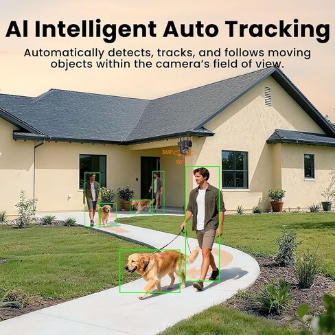 [كاميرا 2 في 1] نظام كاميرا أمان لاسلكية VeryFocal 10CH 20 عرض للمنزل، شبكة WiFi 6 طويلة المدى، 10x كاميرا CCTV مزدوجة العدسة، 10CH 4K NVR، مراقبة 24/7، تخزين مجاني لمدة 20 يومًا بسعة 500 جيجابايت، بدون رسوم شهرية in Kuwait