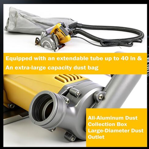 منشار دائري صغير سلكي، منشار خشب كهربائي 4 بوصات و5 بوصات مع كيس غبار مفرغ، شطبة قطع 0-45 درجة، أقصى عمق قطع 1.6 بوصة (90 درجة)، 1.28 بوصة (45 درجة) للخشب والمعادن الناعمة والبلاط والبلاستيك 001 in Kuwait