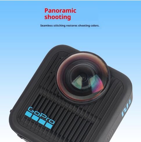 غطاء حماية للعدسة/العدسة لجهاز GoPro MAX2، صلابة 9H عالية النفاذية، مقاوم للماء والغبار (زجاج بصري) in Kuwait