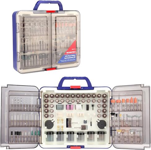 WORKPRO 476PCS Rotary Tool Accessories Kit, Rotary Tool Bits for Easy Cutting, Sanding, Grinding, Carving, Polishing, Drilling and Engraving in Saudi Arabia