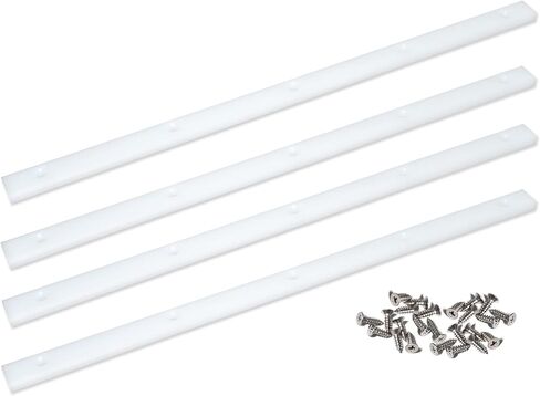 Crosscut Sled for Table Saw UHMW Plastic 3/4" X 3/8" X 17" (4 Bars) | With Predrilled Holes and Screws, Ideal for U Tracks Woodworking, Miter Slots, Router Table and Bandsaws in Saudi Arabia