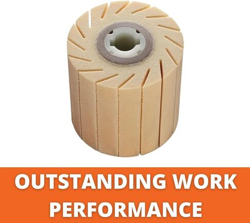 Fein Expansion Roller for WPO 14-25E Finisher - Securely Holds Abrasive Sleeves for Smooth, Vibration-Free Sanding & Polishing, 4" x 4" Diameter, 3/4" Bore - 63806192010 in Saudi Arabia