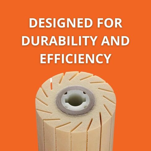 Fein Expansion Roller for WPO 14-25E Finisher - Securely Holds Abrasive Sleeves for Smooth, Vibration-Free Sanding & Polishing, 4" x 4" Diameter, 3/4" Bore - 63806192010 in Saudi Arabia