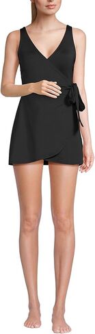 Lands 'End Side Women's Tie Mini Swim Dress Wit Swimsuit in Saudi Arabia