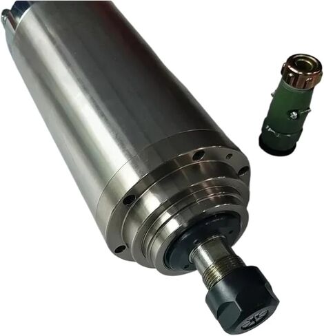 4.5KW 220v ER20 24000rpm 100mm محرك المغزل المبرد بالماء + 5.5kw VFD + 75W مجموعة مضخة المياه in Saudi Arabia