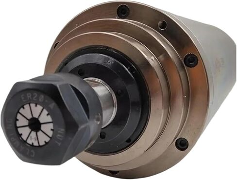 4.5KW 220v ER20 24000rpm 100mm محرك المغزل المبرد بالماء + 5.5kw VFD + 75W مجموعة مضخة المياه in Saudi Arabia
