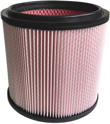 عبوة واحدة من فلتر YIEEC البديل VCFF 3701 لخرطوشة تفريغ الغبار الدقيقة المتوافقة مع HART Most Shop-Vac Wet/Dry Vacs من 5 إلى 16 جالون (وردي) in Kuwait