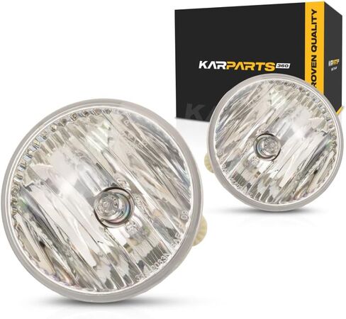 KarParts360 For Jeep Patriot Fog Light Assembly 2011-2017 Driver and Passenger Side Pair w/Bulbs DOT Certified Replacement For CH2594104 in Saudi Arabia