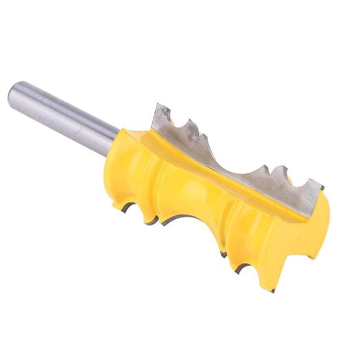 Elaborate Chair Rail Router Bit 8mm Shank Woodworking Milling Cutter for Cabinet and Box YG6 Alloy Cutter Head 45# Carbon Steel Cutter Body 28.6mm Cutting Diameter in Saudi Arabia