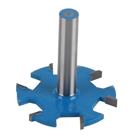 6Flute Router Bit TSlot Woodworking Slotting Milling Cutter Alloy Carbon Steel Extended Shank Professional Grade Industrial Strength Durable Precise Cutting Tool for Woodworking (12mm Handle) in Saudi Arabia