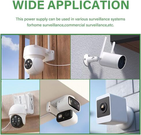 محول إمداد الطاقة DC 12V 5A، طاقة توزيع 4 قنوات لكاميرات CCTV الأمنية - مدخل تيار متردد 90-264 فولت إلى مخرج تيار مستمر 12-13.8 فولت in Saudi Arabia