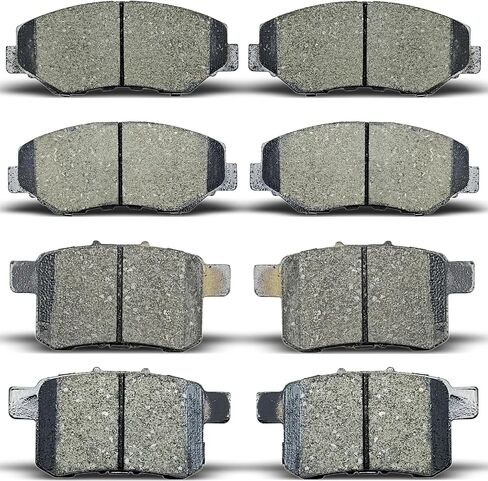 Front Rear Ceramic Disc Brake Pads For 2003 2004 2005 2006 2007 Honda Accord V6 (D537/D959) in Saudi Arabia