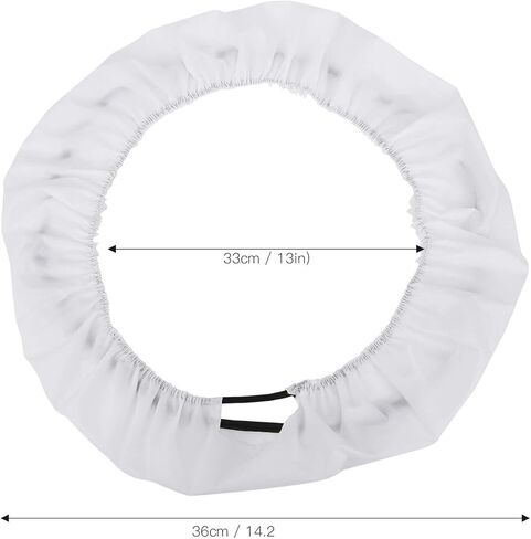Collapsible Video Light Softbox Diffuser, LED Light Softbox Diffuser, Ring Fluorescent Light Flash Light with Oxford Elastic Band Fixing Method for Live Selling Products (14 inch in Saudi Arabia