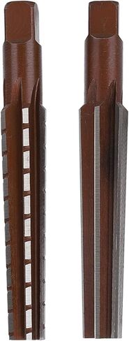 2PCS Rough Fine Morse Taper Reamer High Carbon Steel Straight Shank Hand Reamer Professional Accessories (KIMISS82y9ergvh0-11) in Saudi Arabia