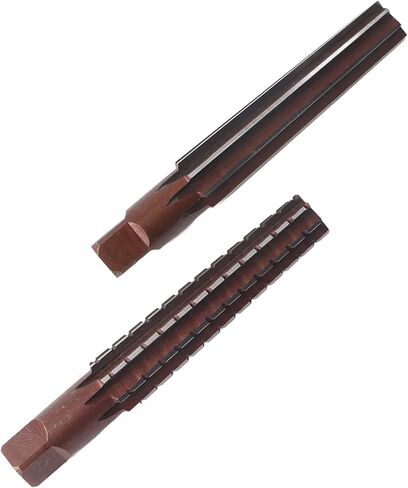 2PCS Rough Fine Morse Taper Reamer High Carbon Steel Straight Shank Hand Reamer Professional Accessories (KIMISS82y9ergvh0-13) in Saudi Arabia
