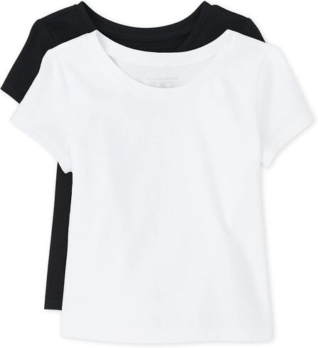 The Children's Place Girls Basic Long Sleeve Tee Shirt ، Black ، 3T US in Saudi Arabia
