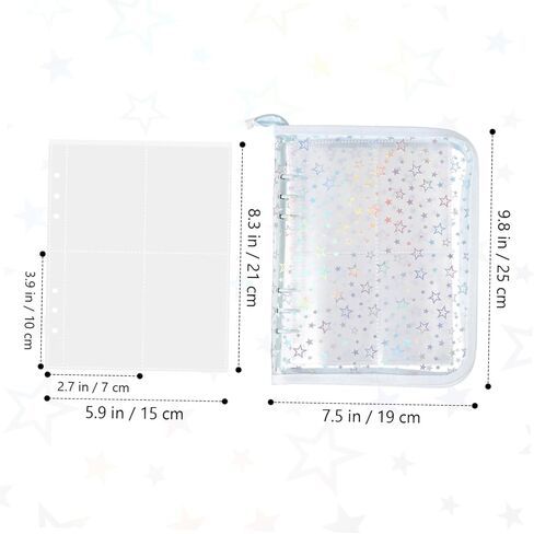 ألبوم بسحاب Photocard Binder حامل بطاقات Kpop أنيق مع أكمام لتنظيم وعرض بطاقات الصور Kpop تذكارات وصور in Kuwait